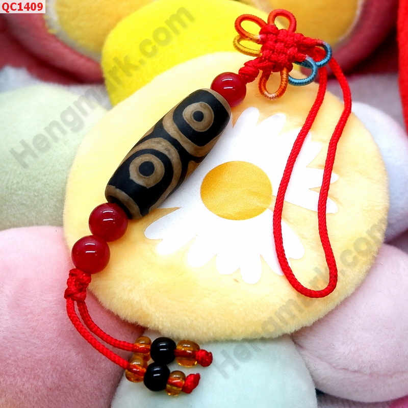 QC1409 หินทิเบตแขวนมือถือ ลาย 3 ตา ราคา 179 บาท http://hengmark.com/view_product/QC1409.htm