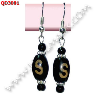QD3001 ต่างหูหินทิเบต ราคา 199 บาท http://hengmark.com/view_product/QD3001.htm