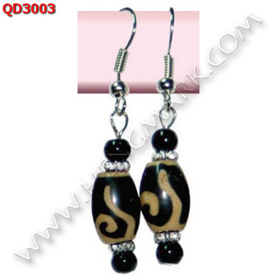 QD3003 ต่างหูหินทิเบต ราคา 199 บาท http://hengmark.com/view_product/QD3003.htm