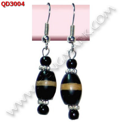 QD3004 ต่างหูหินทิเบต ราคา 199 บาท http://hengmark.com/view_product/QD3004.htm
