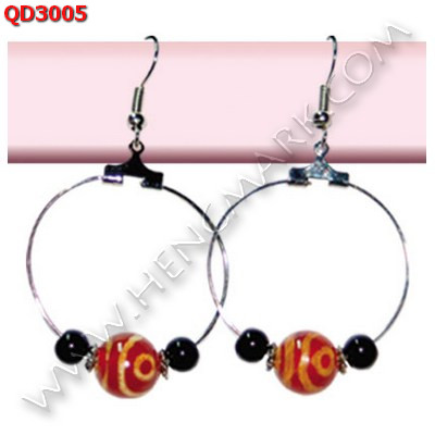 QD3005 ต่างหูหินทิเบต ราคา 199 บาท http://hengmark.com/view_product/QD3005.htm