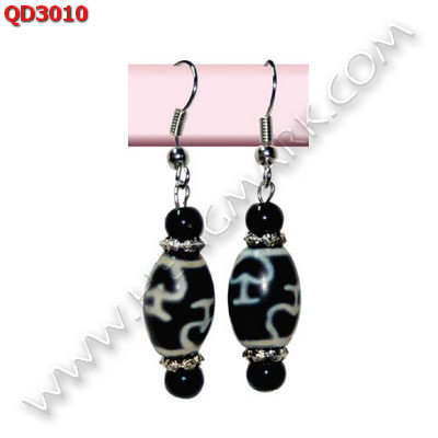 QD3010 ต่างหูหินทิเบต ราคา 259 บาท http://hengmark.com/view_product/QD3010.htm