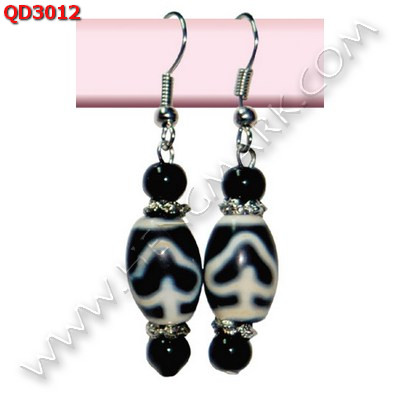 QD3012 ต่างหูหินทิเบต ราคา 259 บาท http://hengmark.com/view_product/QD3012.htm