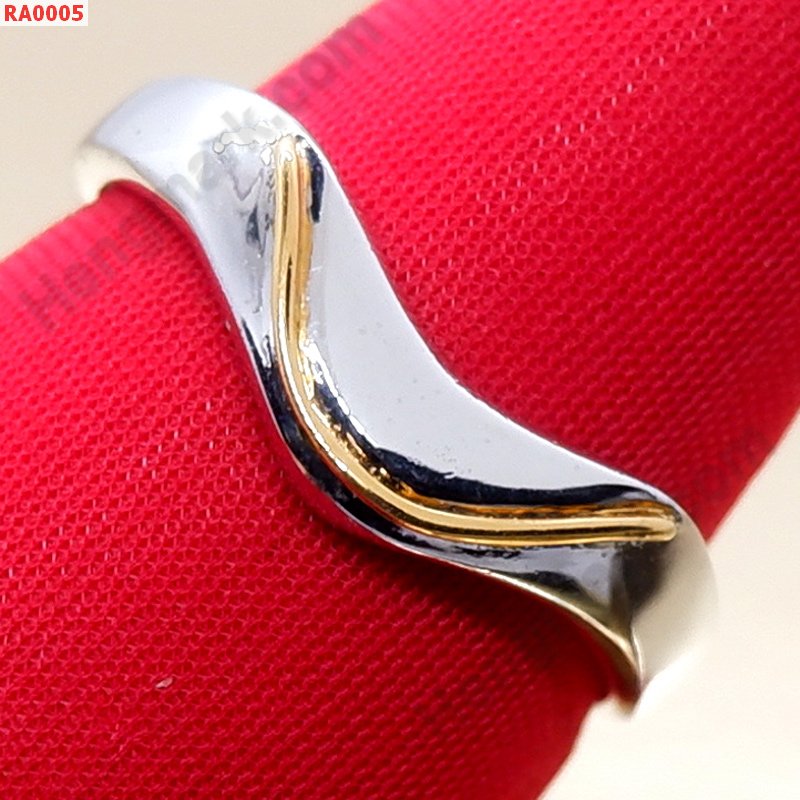 RA0005 แหวนสวยไม่ลอกไม่ดำ ราคา 99 บาท http://hengmark.com/view_product/RA0005.htm