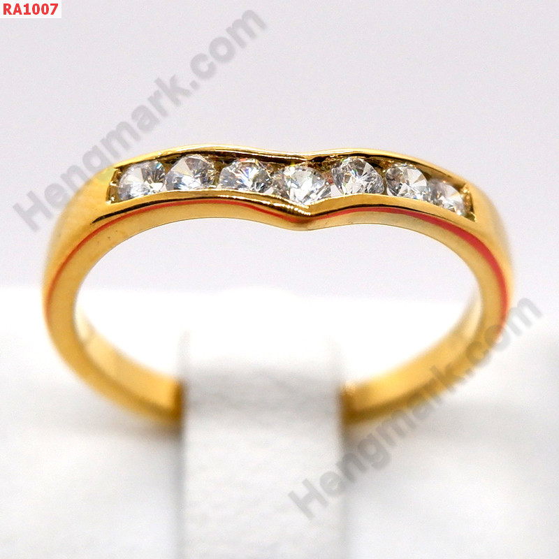 RA1007 แหวนสวยไม่ลอกไม่ดำ ราคา 129 บาท http://hengmark.com/view_product/RA1007.htm