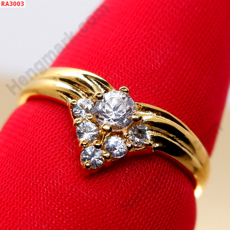 RA3003 แหวนสวยไม่ลอกไม่ดำ ราคา 199 บาท http://hengmark.com/view_product/RA3003.htm