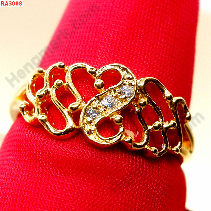 RA3008 แหวนสวยไม่ลอกไม่ดำ ราคา 199 บาท http://hengmark.com/view_product/RA3008.htm