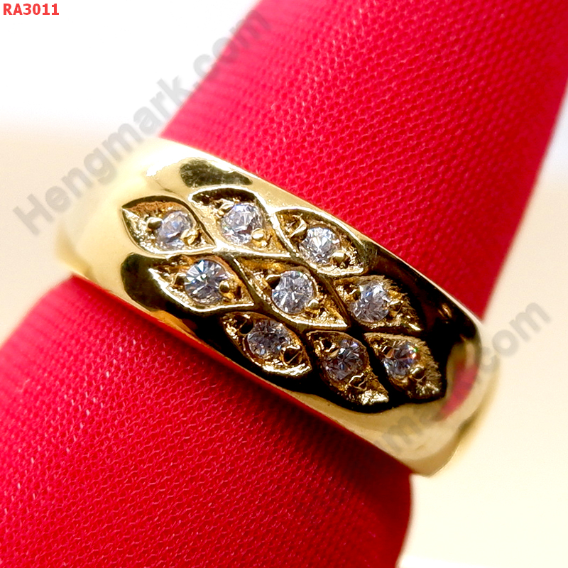 RA3011 แหวนสวยไม่ลอกไม่ดำ ราคา 199 บาท http://hengmark.com/view_product/RA3011.htm