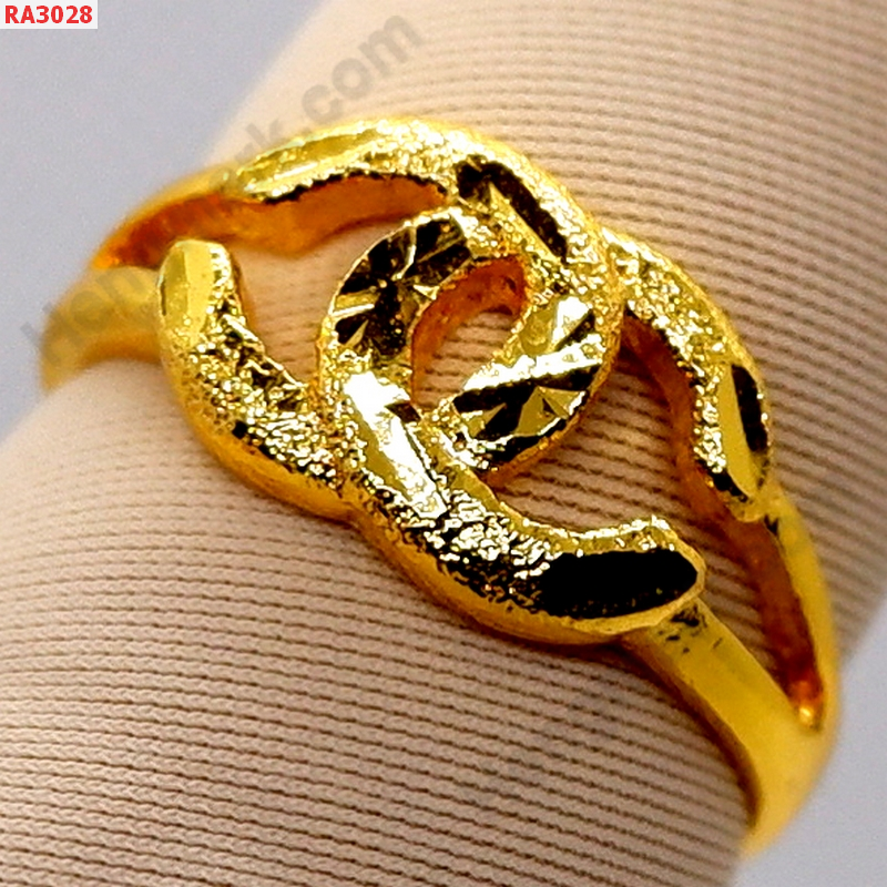 RA3028 แหวนทองเคลือบแก้ว  ราคา 199 บาท http://hengmark.com/view_product/RA3028.htm