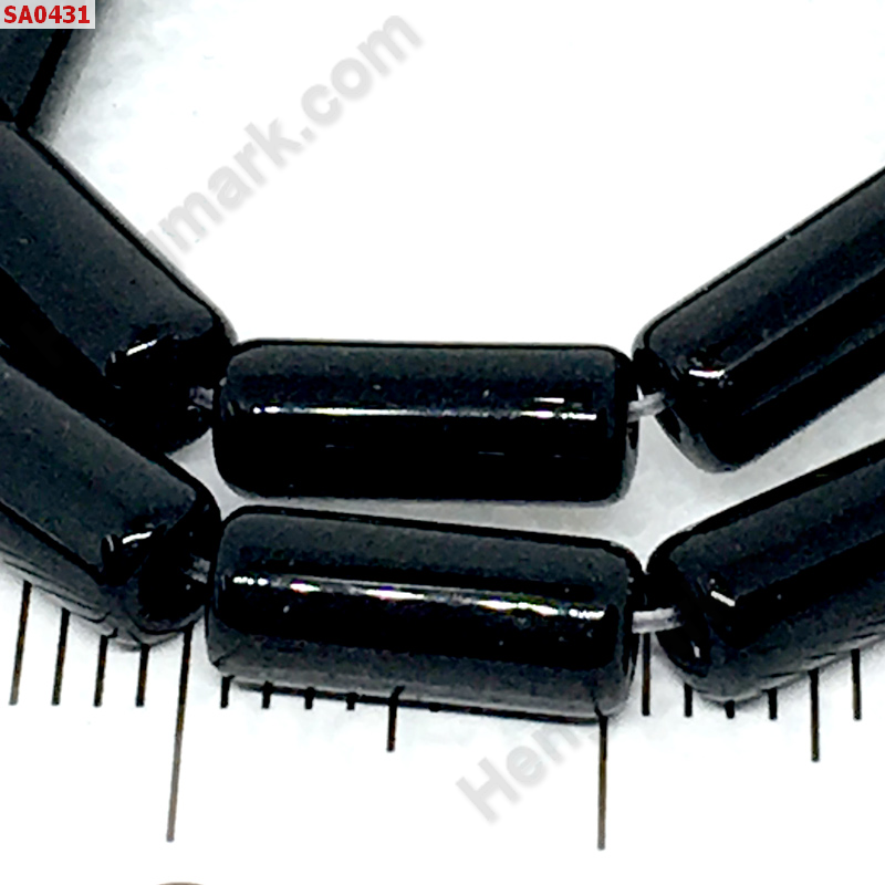 SA0431 หินอะเกตดำ แบบหลอด ราคา 10 บาท http://hengmark.com/view_product/SA0431.htm
