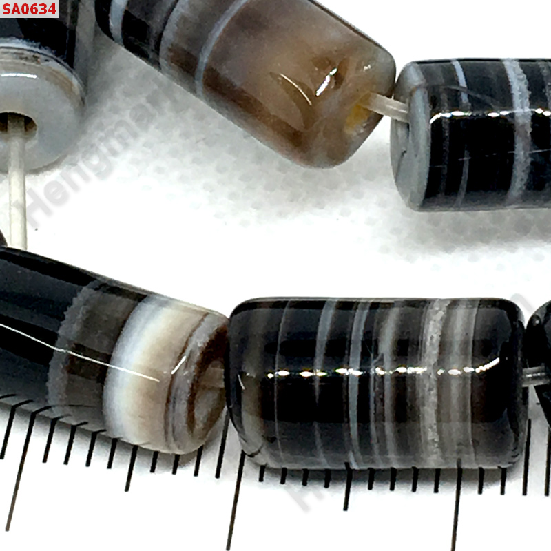 SA0634 หินอะเกตลาย คละสี  ราคา 20 บาท http://hengmark.com/view_product/SA0634.htm