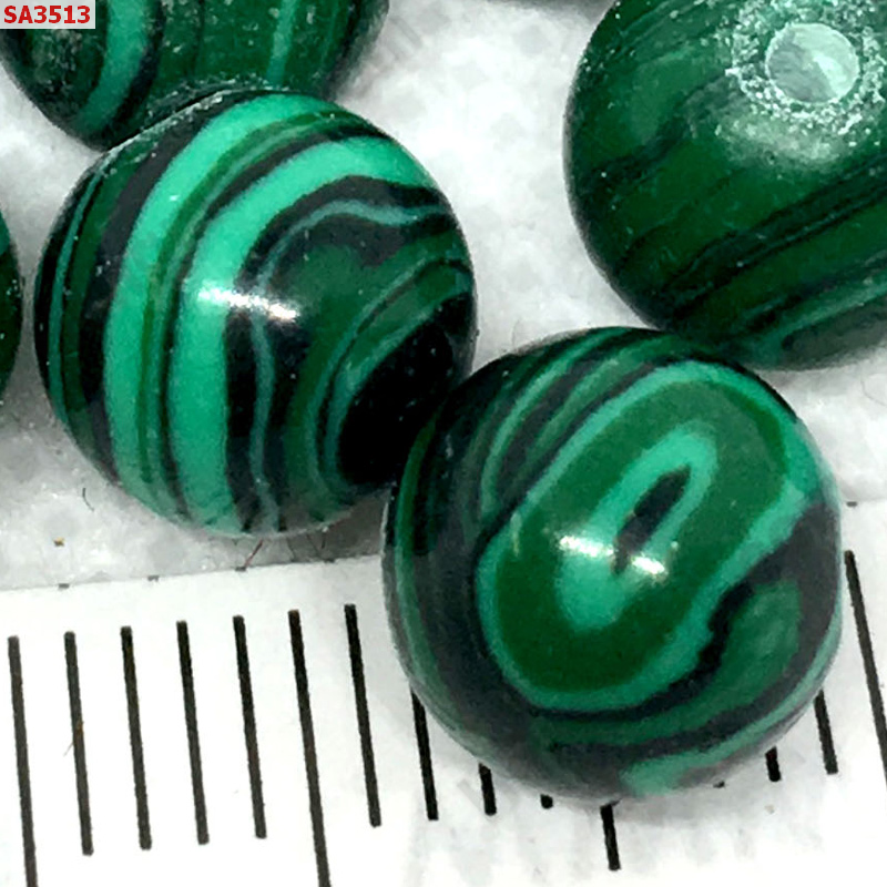 SA3513 มาลาไค้ท์(Malachite) เม็ดละ ราคา 10 บาท http://hengmark.com/view_product/SA3513.htm