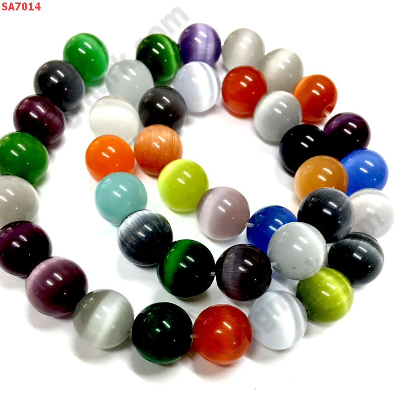 SA7014 หินลูกแก้วตาเมวคละสี ราคาต่อเม็ด ราคา 15 บาท http://hengmark.com/view_product/SA7014.htm