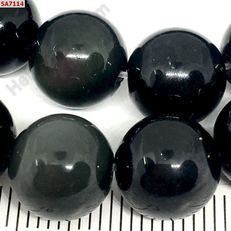 SA7114 หินอ๊อบซิเดียน Obsidian 10 มม. ราคา 20 บาท http://hengmark.com/view_product/SA7114.htm