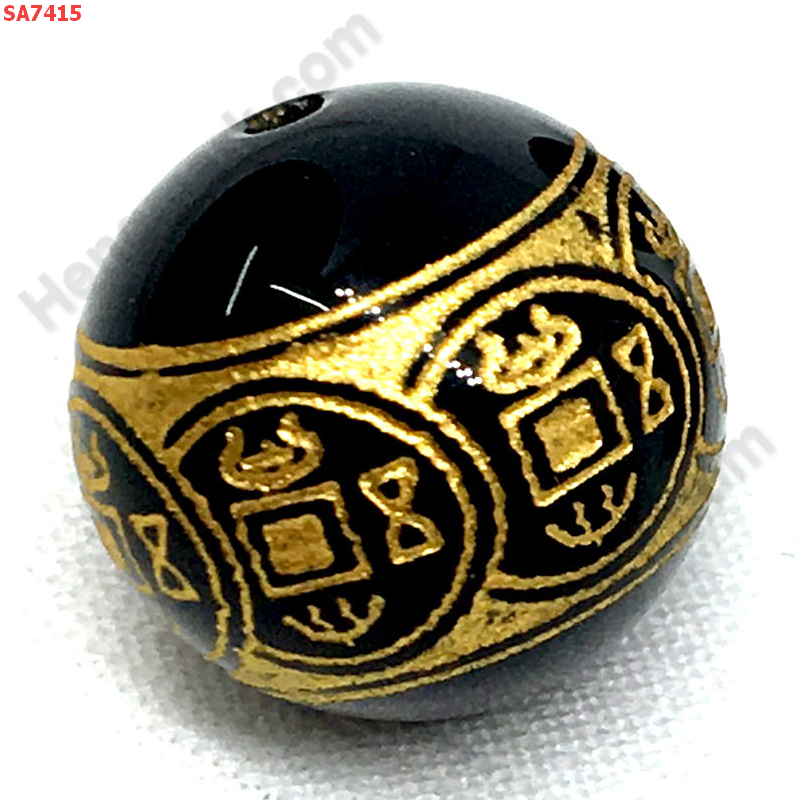 SA7415 หินอะเกตดำลายเหรียญจีน ราคา 40 บาท http://hengmark.com/view_product/SA7415.htm
