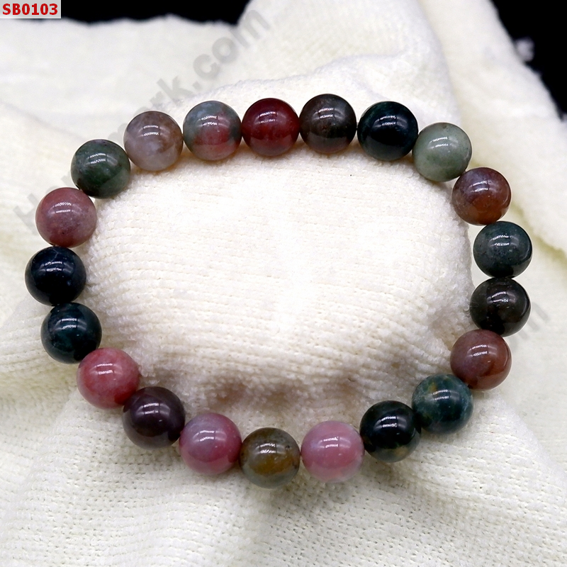 SB0103 สร้อยข้อมือหยก 5 สี ราคา 199 บาท http://hengmark.com/view_product/SB0103.htm