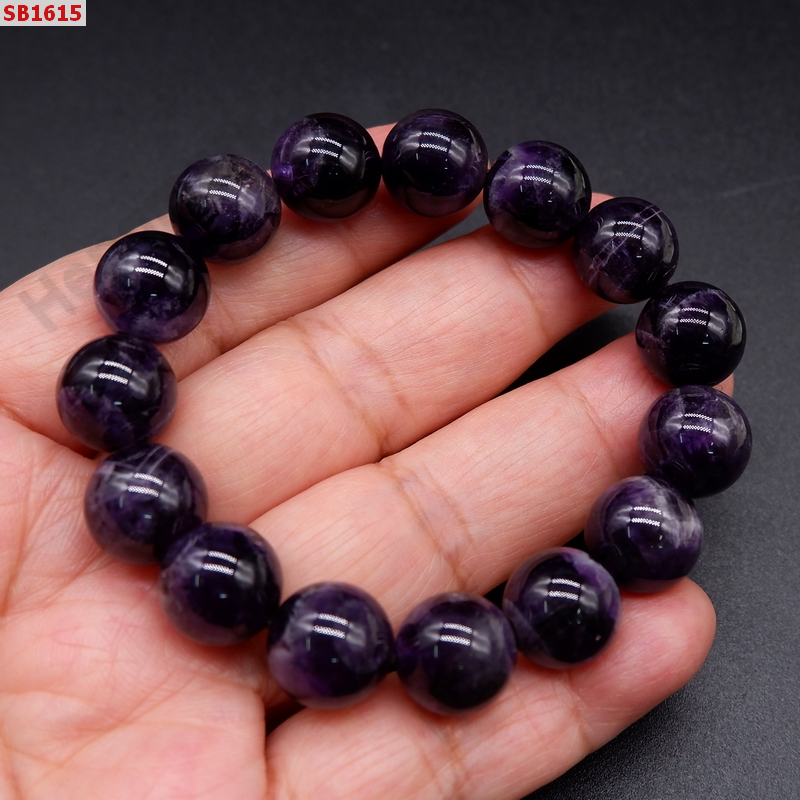 SB1615 สร้อยข้อมือ อเมทิสต์(Amethyst)ขนาด 12 มม. ราคา 470 บาท http://hengmark.com/view_product/SB1615.htm