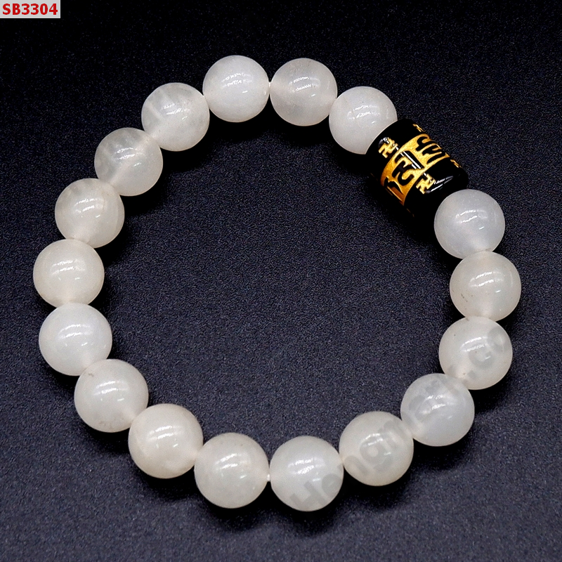 SB3304 สร้อยข้อมือหยกขาว+คาถาทิเบต ราคา 299 บาท http://hengmark.com/view_product/SB3304.htm