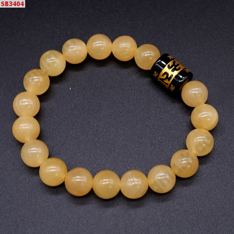 SB3404 สร้อยข้อมือหินแคลไซ้ท์+คาถาทิเบต ราคา 299 บาท http://hengmark.com/view_product/SB3404.htm