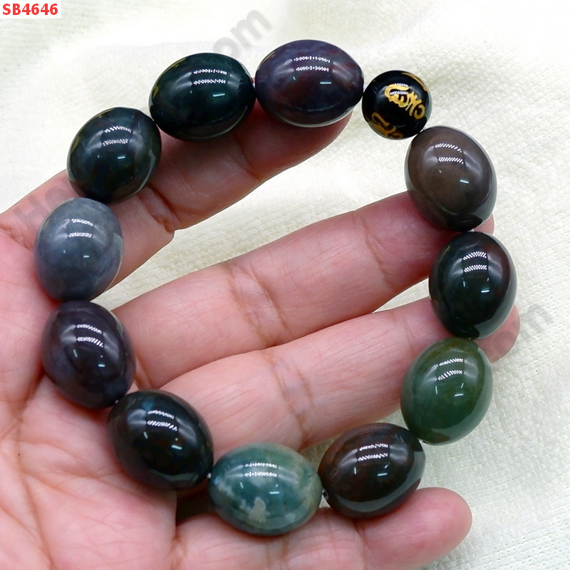 SB4646 สร้อยข้อมือหินแจ๊สเปอร์ ราคา 389 บาท http://hengmark.com/view_product/SB4646.htm