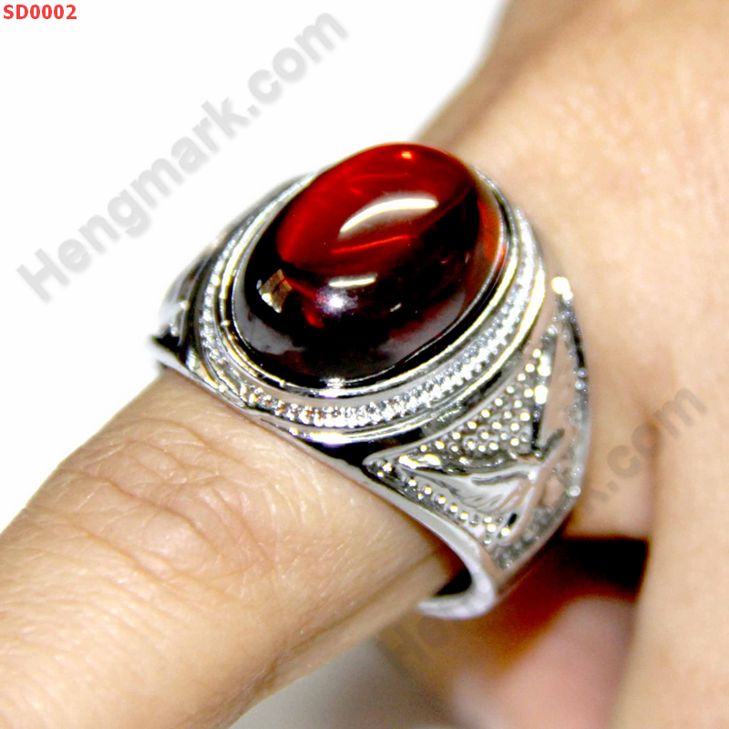 SD0002 แหวนเพชรพญานาค สีแดง ราคา 200 บาท http://hengmark.com/view_product/SD0002.htm