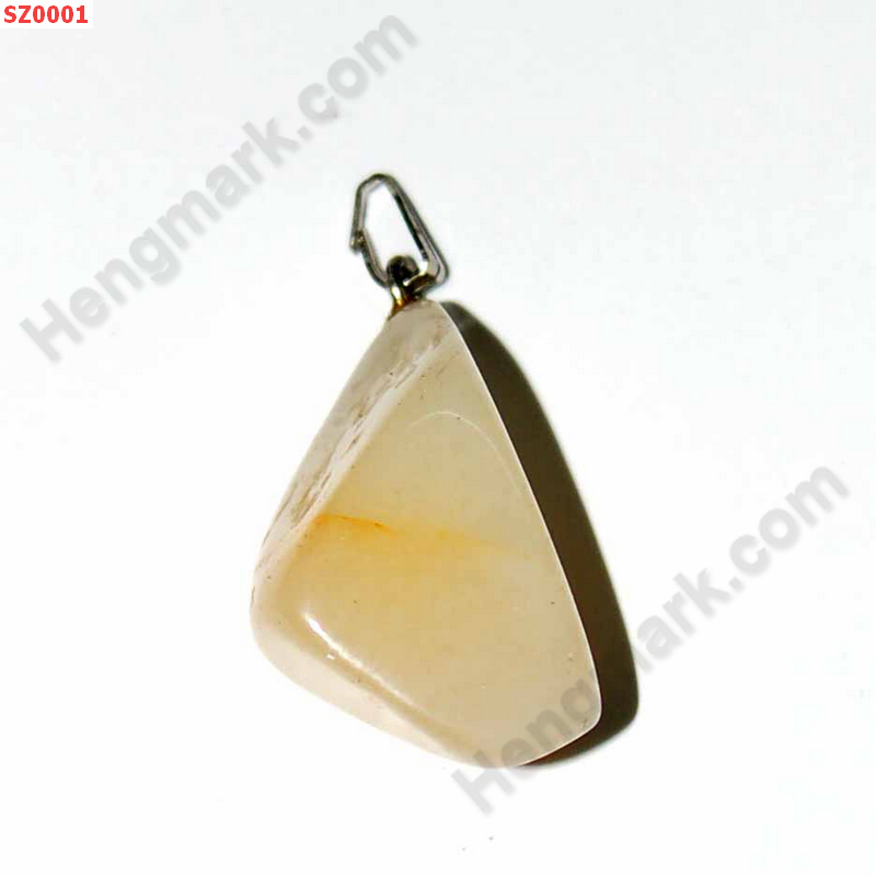 SZ0001 จี้หินธรรมชาติ อะราโกไน้ท์ ราคา 99 บาท http://hengmark.com/view_product/SZ0001.htm