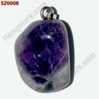 SZ0008 จี้หินธรรมชาติ อะเมทิสต์ ราคา 99 บาท http://hengmark.com/view_product/SZ0008.htm