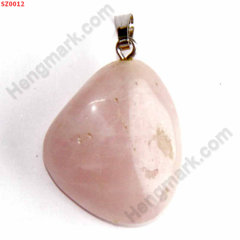 SZ0012 จี้หินธรรมชาติ โรสควอตซ์ ราคา 99 บาท http://hengmark.com/view_product/SZ0012.htm