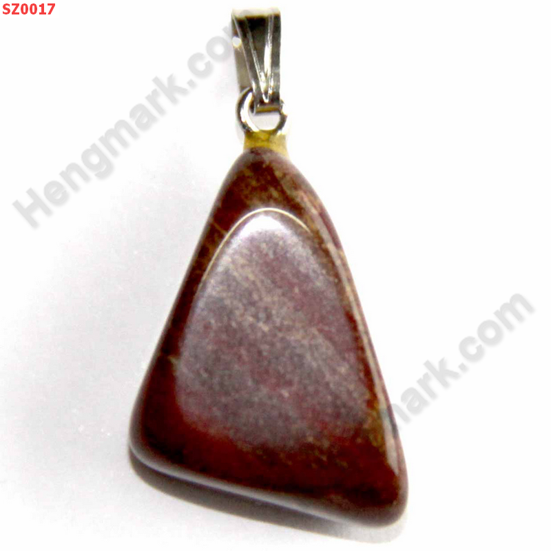SZ0017 จี้หินธรรมชาติ แจ๊สเปอร์ ราคา 99 บาท http://hengmark.com/view_product/SZ0017.htm