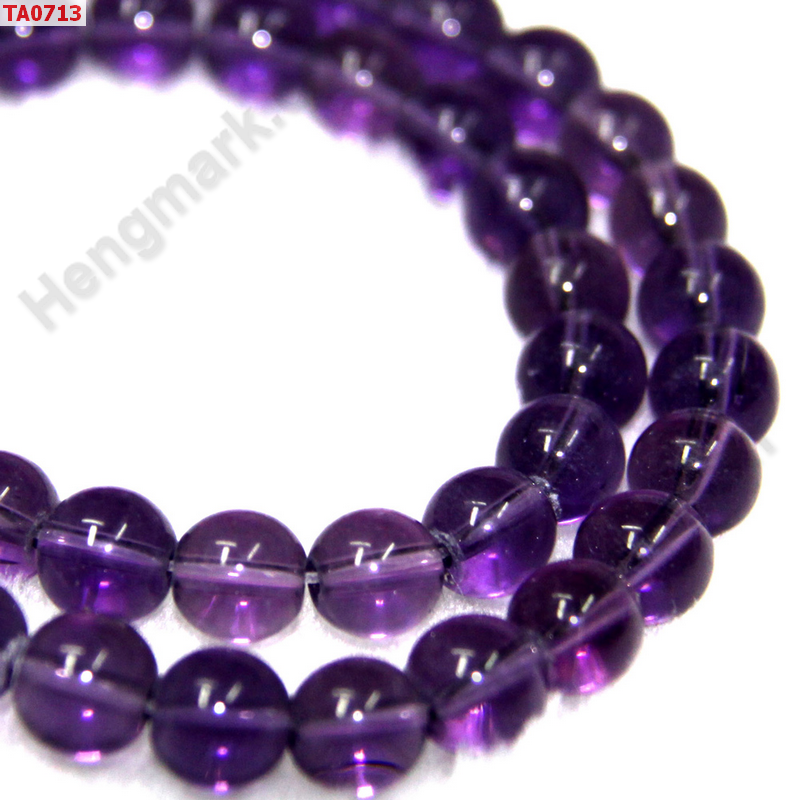 TA0713 ลูกปัดแก้วสีม่วง ราคา 5 บาท http://hengmark.com/view_product/TA0713.htm