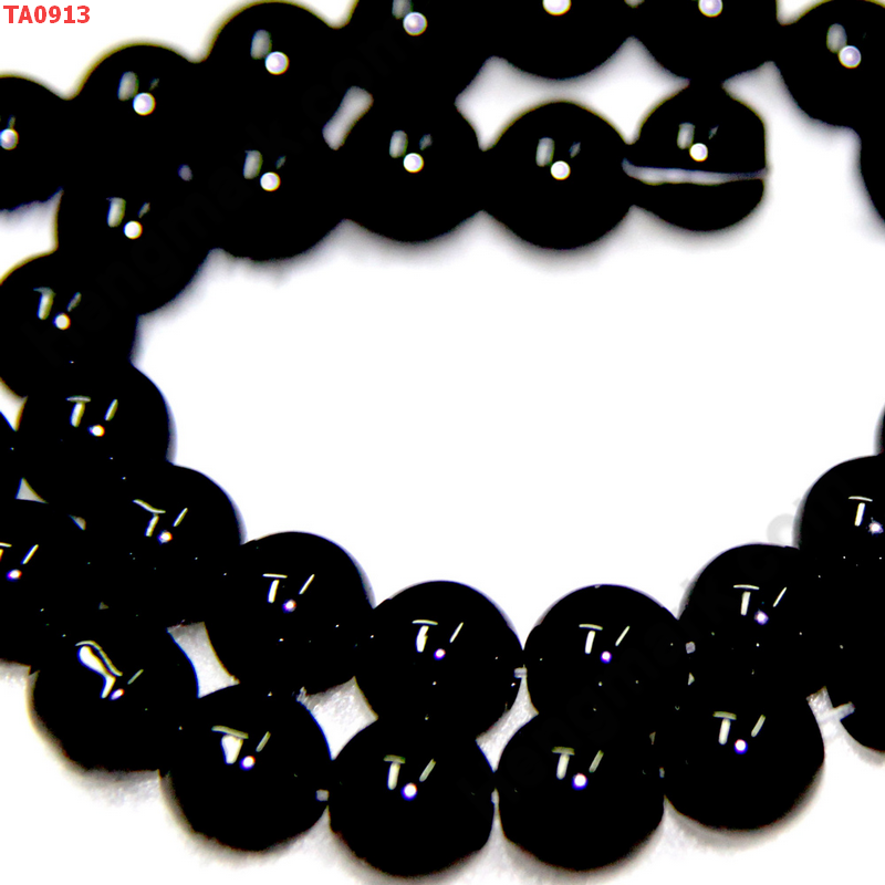 TA0913 ลูกปัดแก้วสีดำ ราคา 5 บาท http://hengmark.com/view_product/TA0913.htm