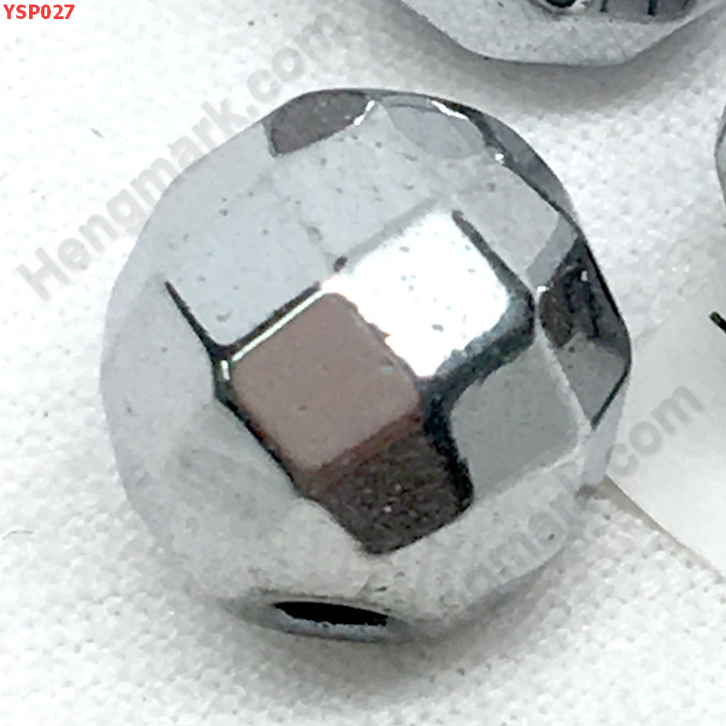 YSP027 ลูกตุ้มเฮมาไทท์เจียเหลี่ยมสีเงิน ชิ้นละ ราคา 15 บาท http://hengmark.com/view_product/YSP027.htm