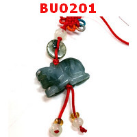 BU0201 : ปีฉลู -วัวหยก แขวนมือถือ