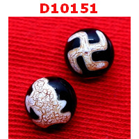 D10151 : หินดีซีไอ ลายกวนอิม สวัสดิกะ