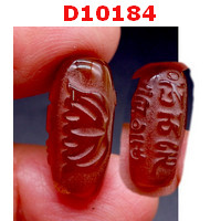 D10184 : หินดีซีไอ ลายดอกบัว+คาถาทิเบต