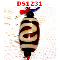 DS1231 : หินDZI ลายตะขอ