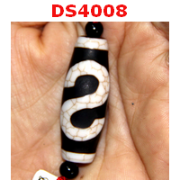 DS4008 : หินDZI ลายตะขอ
