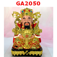 GA2050 : ไฉ่ซิงเอี๊ยนั่งอุ้มก้อนทองเสื้อแดง