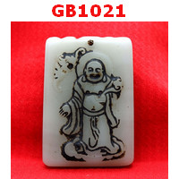 GB1021 : จี้หยกขาวรูปพระสังกัจจายน์