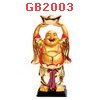 GB2003 : พระสังกัจจายน์เรซิ่นเคลือบทอง