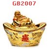 GB2007 : พระสังกัจจายน์ เรซิ่นเคลือบทอง
