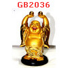 GB2036 : พระสังกัจจัยน์เรซิ่นเคลือบทอง