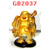 GB2037 : พระสังกัจจัยน์เรซิ่นเคลือบทอง