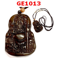 GE1013 : เทพกวนอูหินพร้อมสร้อยคอเชือก