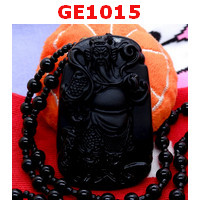 GE1015 : สร้อยคอเทพกวนอูหินสีดำ