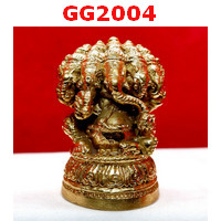 GG2004 : พระพิฆเนศทองเหลือง 5 เศียร
