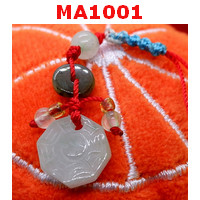 MA1001 : ปากัวหยก ยันต์แปดทิศ แขวนมือถือ