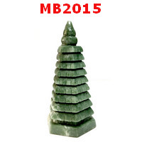 MB2015 :  เจดีย์ 9 ชั้น หินสีเขียว