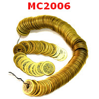 เหรียญจีนทองเหลือง 100 เหรียญ