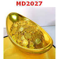 MD2027 : ก้อนทอง กล่องเปิดฝาได้